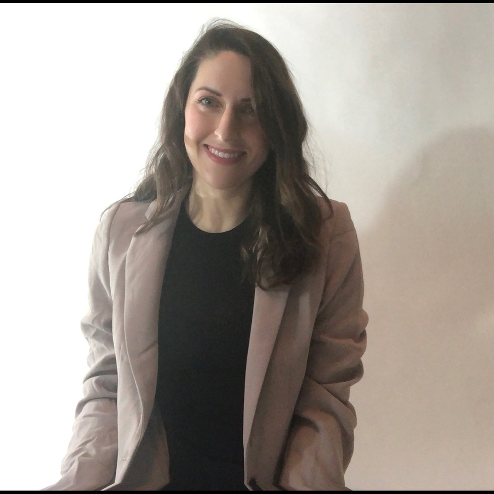 Women’s One-Button Blush Blazer NWT